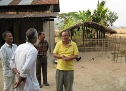 A close interaction with male SHG members of Belguri village debating on the interventions