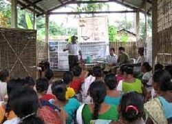 Training on biogas bio-manure development organized at polasong village, faculty IITG